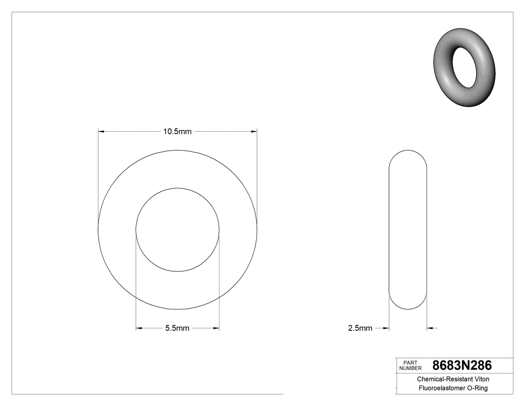 Technical drawing - 8683N286